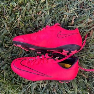 Nike Mercurial Bright Pink Soccer Cleats